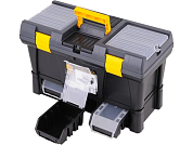 Ящик для инструмента 20" из ПВХ пластика VOREL: 3 контейнера, 2 органайзера, 525x 256x 325 мм