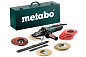 Кутова шліфувальна машина з плоским редуктором Metabo WEVF 10-125 Quick Inox Set (613080500) Фото 2