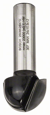 Галтельная фреза Bosch Standard for Wood 12x24x57 мм Фото 1