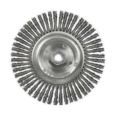 Щетка дисковая S&R, нержавеющая плетенная проволока 175 (135556175) Фото 1