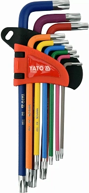Ключі Yato "TORX" Т10-Т50, Г-подібні (YT-05633) Фото 1