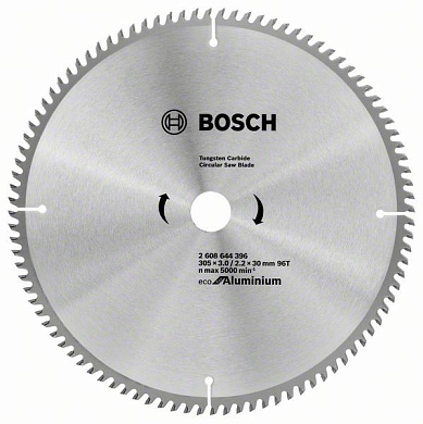 Диск пильний  Bosch Eco for Aluminium 305х30, Z96 Фото 1