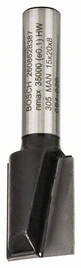 Пазова фреза Bosch Standard for Wood 8x15x51 мм Фото 1