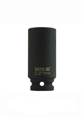 Головка торцева ударна шестигранна YATO YT-1045 1/2" М25 x 78 мм Фото 1