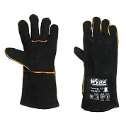 Перчатки Werk WE2127 замшевые (краги) черные