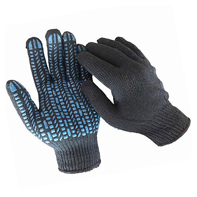 Перчатки трикотажные WERK WE2122H (черно-синие) Фото 1