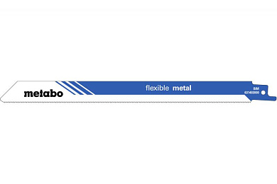 Шабельне полотно Metabo Flexible Metal 225 мм, 18 TPI, 25 шт 628252000 Фото 1