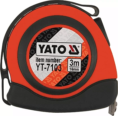 Рулетка YATO 3 м (YT-7103) Фото 1