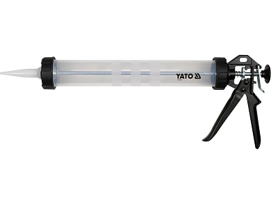 Пістолет для нанесення густих мас YATO YT-67571 круглий, для тюбика L= 380 мм, Ø= 60 мм Фото 1