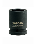 Головка торцевая ударная шестигранная YATO YT-1076 3/4" М26 x 50 мм