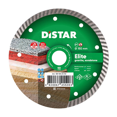 Диск алмазний Distar Turbo Elite 150 x 2,2 x 9 x 22,23 Фото 1
