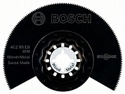 Сегментированное пильное полотно по дереву и металлу Bosch Starlock BIM ACZ 85 EB Wood and Metal