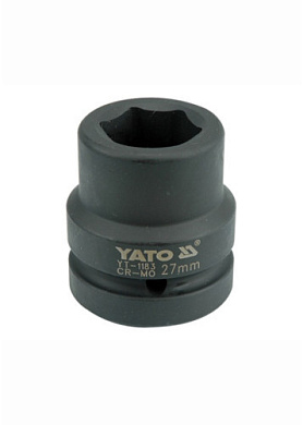 Головка торцева ударна шестигранна YATO YT-1184 1" М28 x 59 мм Фото 1