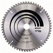 Диск пильный Bosch Optiline Wood 254 x 30 x 2,0 мм, Z60