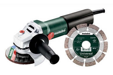 Болгарка Metabo WQ 1100-125 Set Сoncrete, 610035920 Фото 1