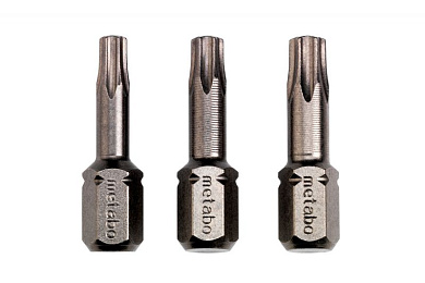 Набор бит Torx Metabo Torsion TX 1/2/3 х 25 мм 628539000 Фото 1