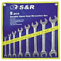 Набір ключів гайкових ріжкових S&R 6 шт (6х7-16х17 мм) (370055206) Фото 2