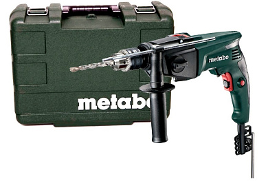 Ударний дриль Metabo SBE 760 + Валіза - свердлильний патрон із зубчастим вінцем (600841500) Фото 1