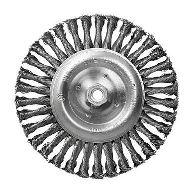 Щетка дисковая S&R, стальная плетенная проволока 200 (135550200) Фото 1