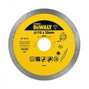 Диск алмазный 110х20 мм для плиткореза DWC410 DeWALT DT3714