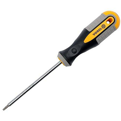 Отвертка звездная VOREL 60883 TORX-Security Т8 х 75 мм CrV Фото 1