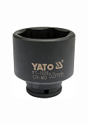 Головка торцевая шестигранная ударная для ступиц YATO YT-1029 1/2" М52 x 72 мм