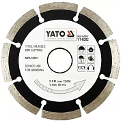 Диск алмазний YATO сегмент 115x8,0x22,2 мм (YT-6002)