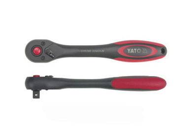 Трещатка 1/2" с изогнутой ручкой YATO YT-0295 257 мм 72 зубца Фото 1