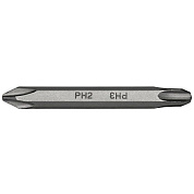 Бита двухсторонняя S&R PH2/PH3 х 60 мм (151100603)