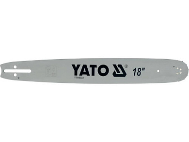 Шина направляюча ланцюгової пили YATO YT-849332 L= 18"/ 45 см (72 ланки) для ланцюгів YT-849452 Фото 1