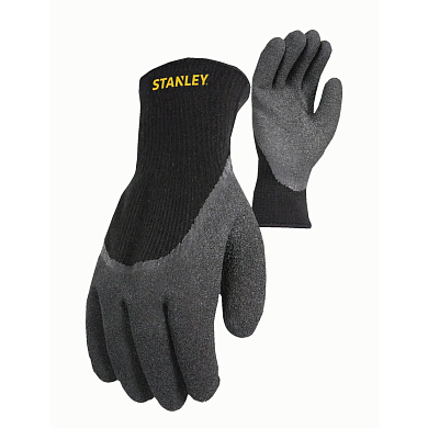 Перчатки Stanley универсальные, акриловые с зимней микропеной и ладонью из микропинолатекс STANLEY SY610L Фото 1