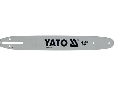 Шина направляющая цепной пилы YATO YT-84918 L= 14"/ 36 см (52 звеньев) для цепей YT-849475 Фото 1
