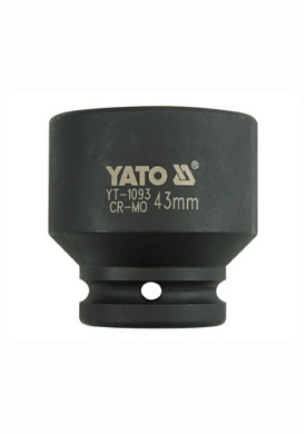 Головка торцевая ударная шестигранная YATO YT-1093 3/4" М43 x 57 мм Фото 1
