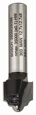 Профільна фреза Bosch Standard for Wood 8x12,7x46 мм Фото 1