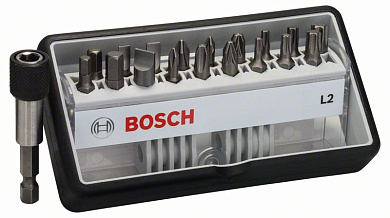 Набір біт  Bosch Robust Line Extra-Hart L2, 19 шт Фото 1
