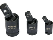 Подовжувачі карданні ударні YATO YT-10643 квадрати 1/2", 3/8", 1/4" 3 шт