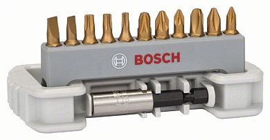 Набір біт  Bosch Max Grip 25 мм, 11+1 шт Фото 1