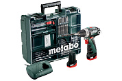Аккумуляторный шуруповерт Metabo PowerMaxx BS Basic Mobile Workshop 2x2 Ач (600080880)