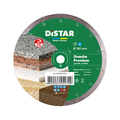 Диск алмазный Distar Granite Premium 180 x 1,5 x 8,5 x 25,4 Фото 1