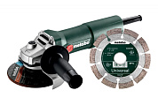 Болгарка Metabo W 750-125 Set Сoncrete, 603605920