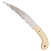 Ножівка садова VOREL 28640 з дерев'яною ручкою, L=250 мм