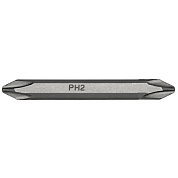 Бита двухсторонняя S&R PH2/PH2 х 60 мм (151101602)