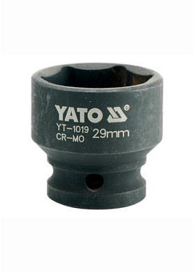 Головка торцевая ударная шестигранная YATO YT-1019 1/2" М29 x 48 мм Фото 1