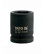 Головка торцевая ударная шестигранная YATO YT-1075 3/4" М25 x 50 мм