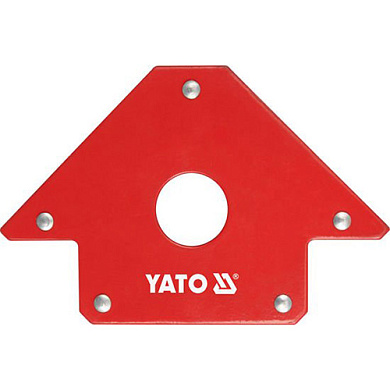 Струбцина магнитная для сварки YATO YT-0864 102x155x17 мм Ø28 мм 22.5 кг Фото 1
