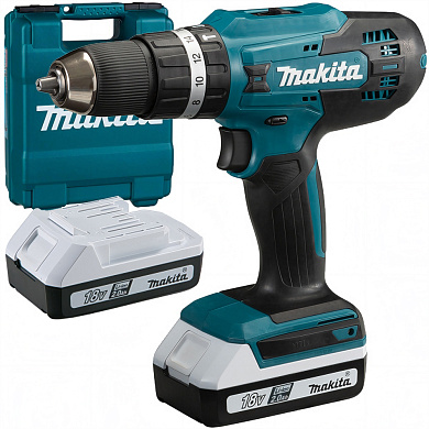 Акумуляторний дриль-шурупокрут з ударом Makita HP488D006 Фото 1