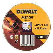 Набор кругов отрезных 10 шт DeWALT DT3507 125 мм