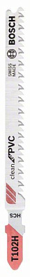 Пилочка для лобзика Bosch Clean for PVC T 102 H, 5 шт Фото 1
